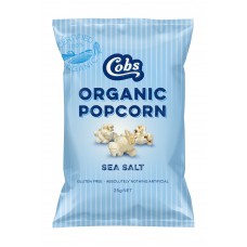 Cobs Organic Sea Salt 25g - Carton of 20 - $1.40/Unit + GST Cobs Organic Sea Salt 25g - Carton of 20 - $1.40/Unit + GST