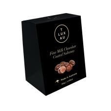 TLUXAU Chocolate Coated Sultanas Small 30g - Carton of 6 - $3.40/unit + GST TLUXAU Chocolate Coated Sultanas Small 30g - Carton of 6 - $3.40/unit + GST