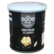 The Good Crisp Company Gluten Free Sour Cream & Chives 45g - Carton of 12 Units - $1.40/unit + GST The Good Crisp Company Gluten Free Sour Cream & Chives 45g - Carton of 12 Units - $1.40/unit + GST